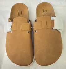 Size 10, deep tan sporty clog slippers. New without box