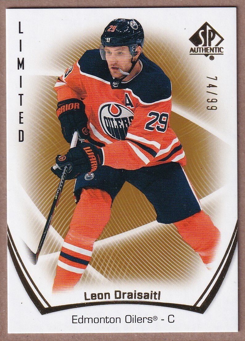 2021-22 SP Authentic Limited Gold #52 Leon Draisaitl /99