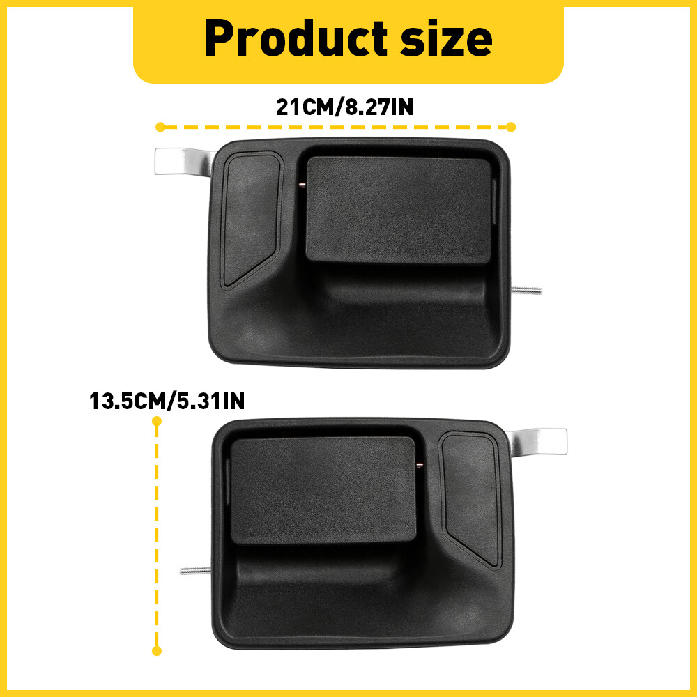 Poignée De Porte Extérieure Passager Pour Ford Super Duty 1999-2016 - Noire, Neuve