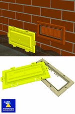 Airbrick Air Brick Flood Water Defence Protection Cover and Buff Frame
