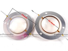 2PCS/LOT Aftermaket Diaphragm 44.4mm 1 3/4" 8 ohm voice coil Mylar Dome