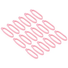 Anti-Lost Silicone Rubber Holder, 18 Pcs Multipurpose Lanyard, Pink