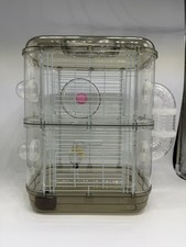 Acrylic 2-Solid Levels Dwarf Hamster Rodent Gerbil Mice Mouse Habitat Home Cage