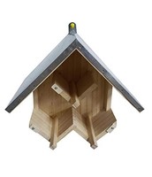 Wildvogel Futterhaus Wetterfest Dehner Natura Erdnussbutterhaus 30X30 Cm