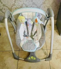 Ingenuity Swing 'n Go Hugs And Hoot Baby Swing