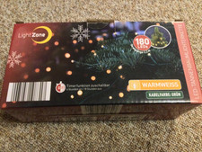 LED-Lichterkette+180 Lämpchen+warmweiß