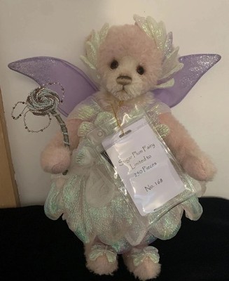Charlie Bears seltener musikalischer Mohair-Bär Zuckerpflaumenfee. 250 weltweit kostenloses Geschenk 