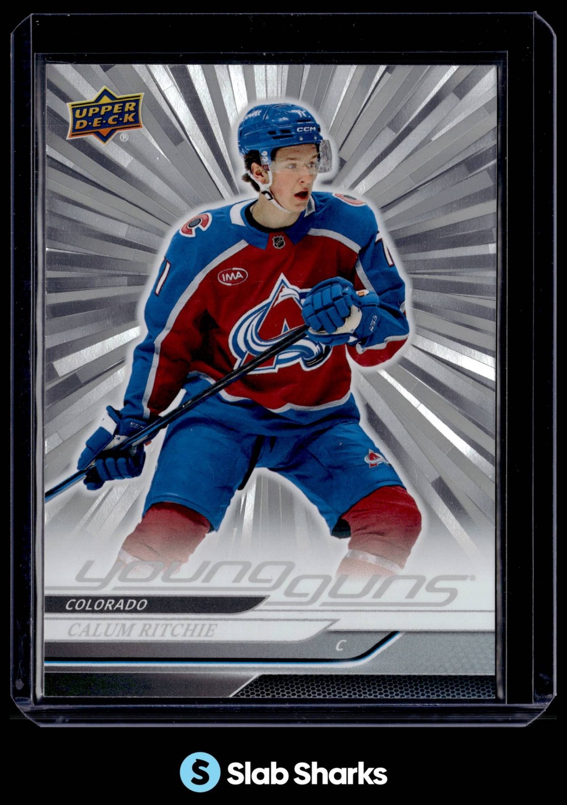 2024 UPPER DECK #477 CALUM RITCHIE OUTBURST SILVER YOUNG GUNS RC ROOKIE