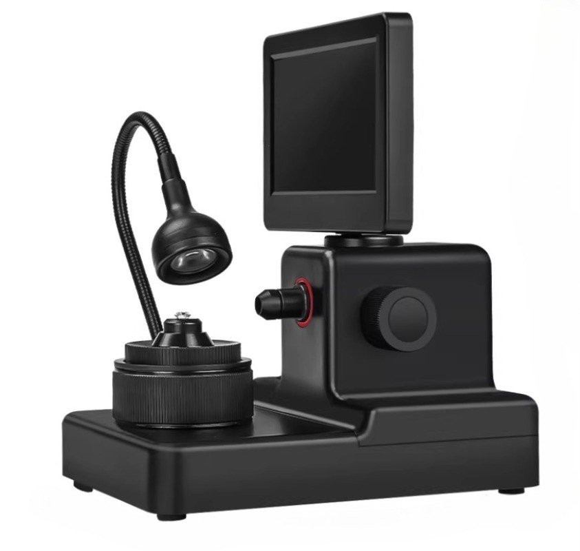 Microscopio elettronico montato in vita con prisma in vita ad alta definizione