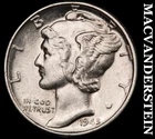 1945 Mercury Dime- Silver- Scarce High Grade Luster No Reserve #J4547