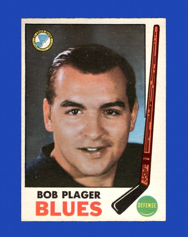 1969-70 O-Pee-Chee Set-Break # 13 Bob Plager EX-EXMINT *GMCARDS*