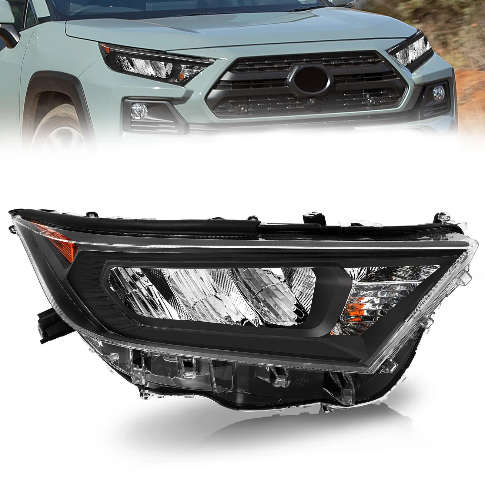 For 2019-2022 Toyota RAV4 LED Headlight Right Passenger Side 2020 2021