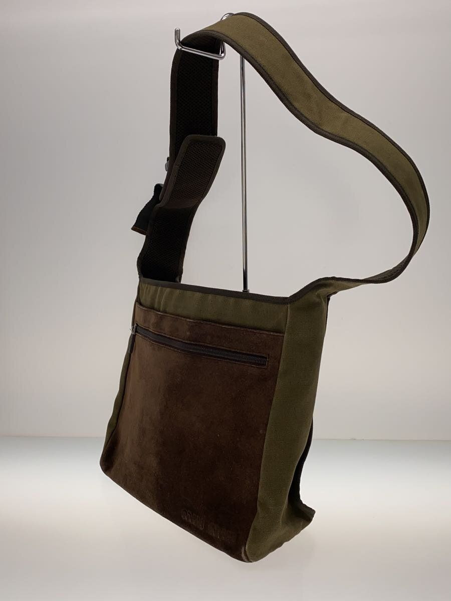 Miu Miu shoulder bag 99AW white tag VINTAGE suede khaki Miu Miu shoulder bag 99AW white tag VINTAGE suede khaki