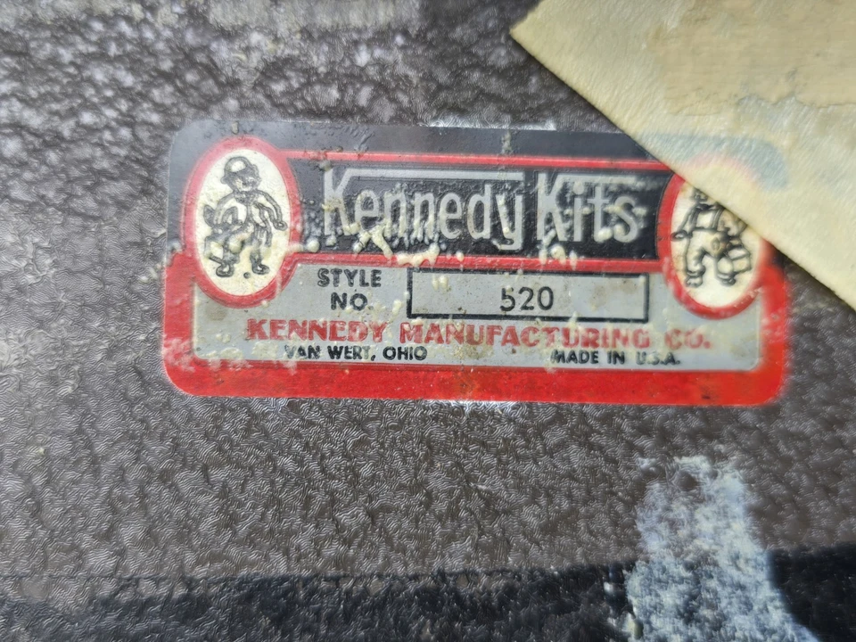 Vintage Kennedy Kits Style No. 520 Machinist Toolbox Chest 6 Drawer Top Till USA - Image 4 of 4