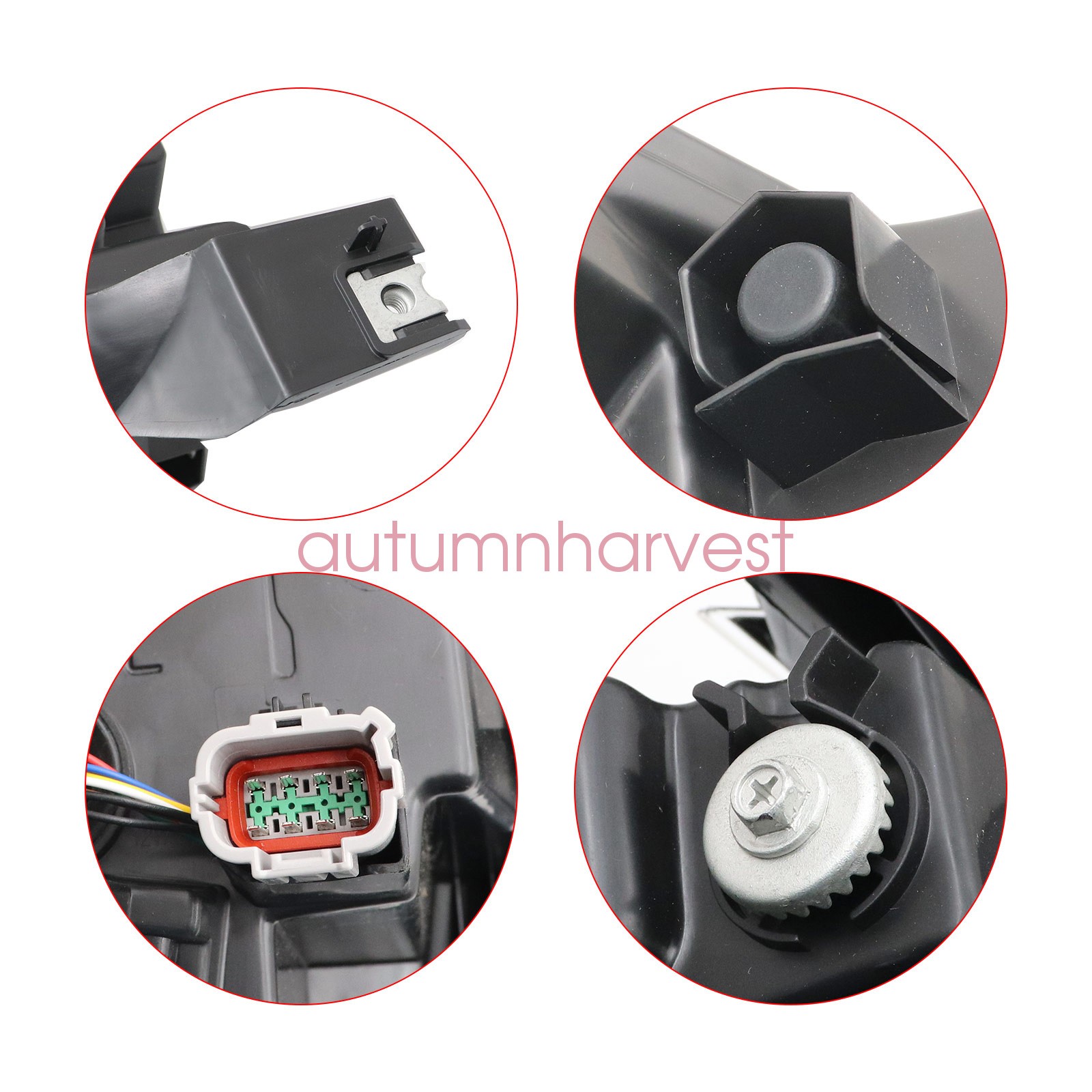 Fits Nissan Maxima 2019 2020 2021 Headlight LED Housing Chrome Driver Left Side