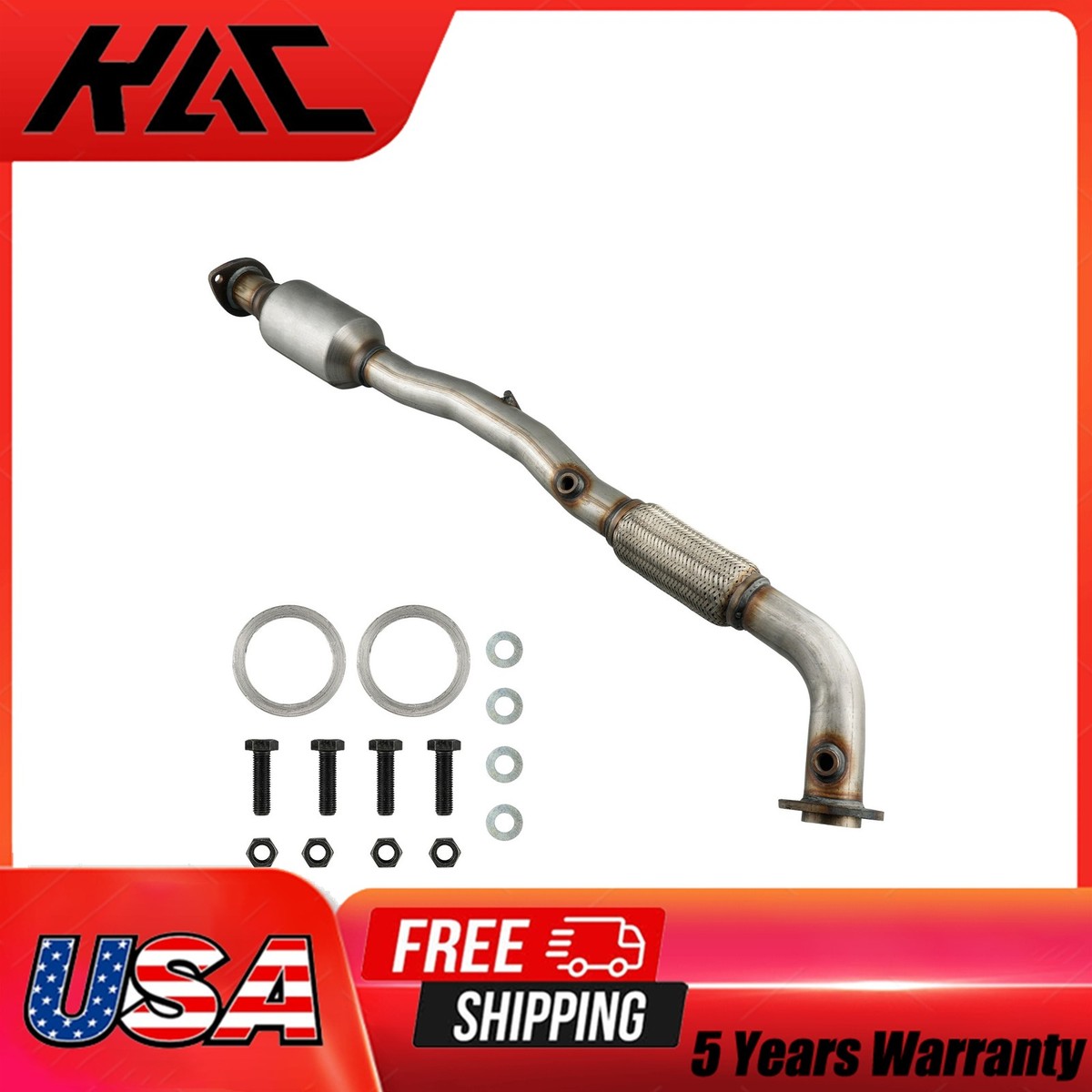 Rear Catalytic Converter For Toyota 2002-2006 Camry 2004-2006