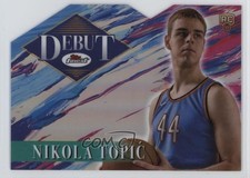 2024-25 Topps Finest Debut Refractor Nikola Topic #D-8 oh4