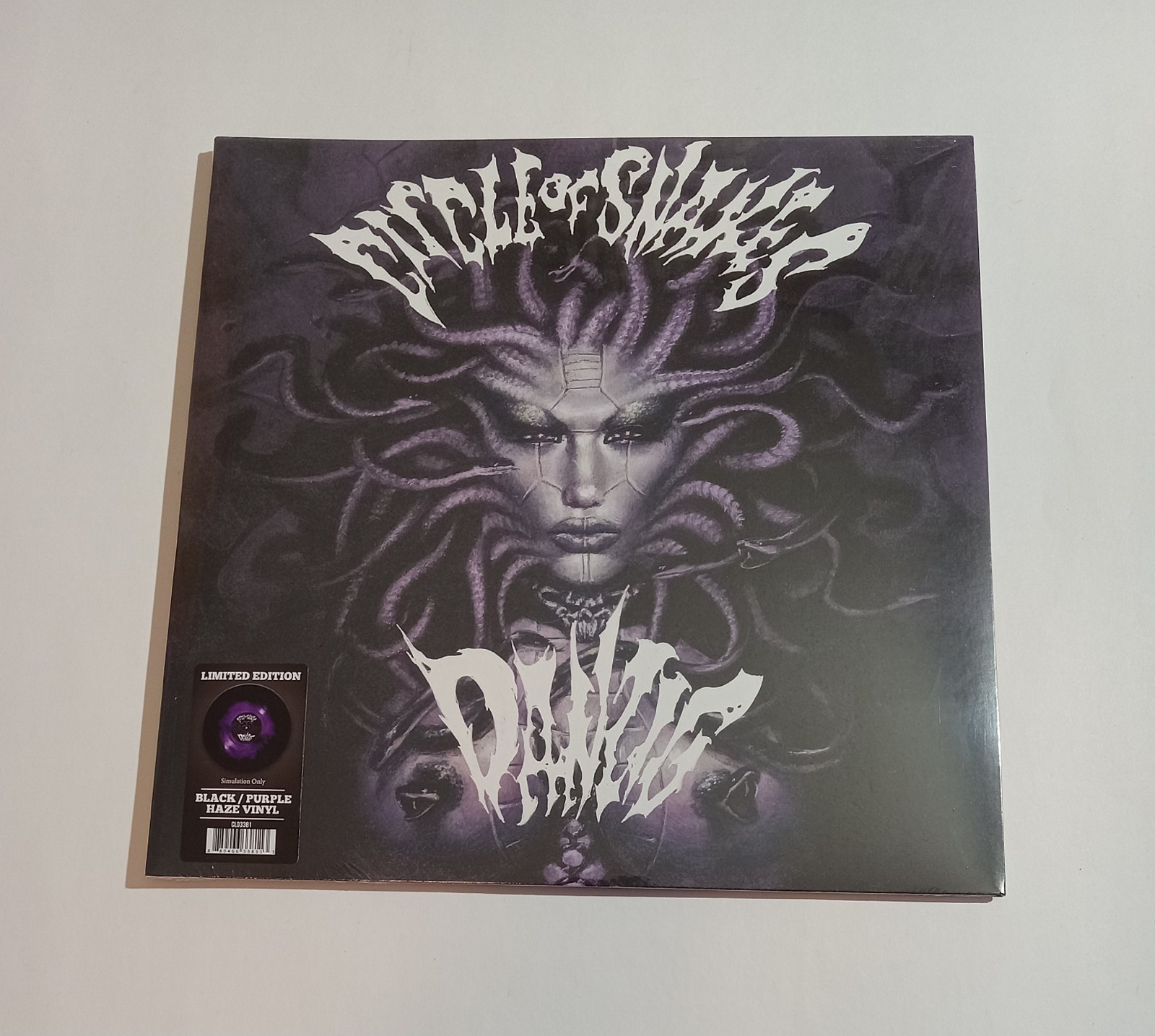 Danzig Circle Of Snakes 12” Haze Vinyl Lp Black/Purple Cleopatra Misfits Samhain