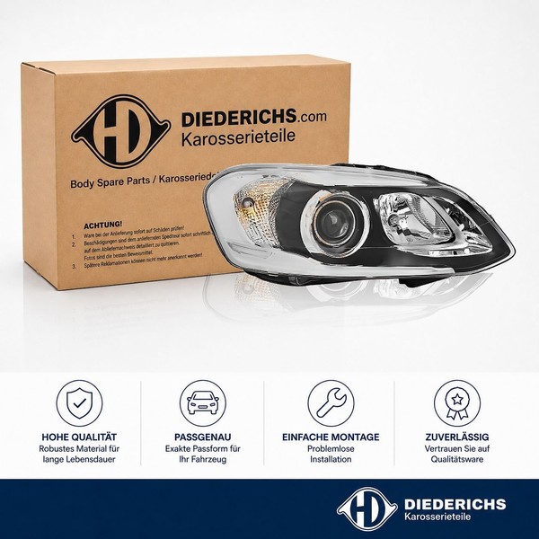 Hauptscheinwerfer Rechts Diederichs 7676086 FÜR Volvo Frontscheinwerfer-image
