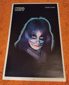 【超レア！】1978年 KISSソロアルバム 大判ポスター Jihirog: KISS - ACE FREHLEY (SOLO ALBUM) / ACE FREHLEY (1978)