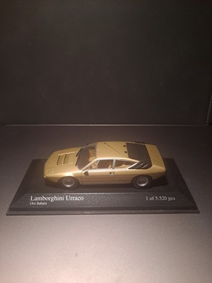 Minichamps Lamborghini Urraco  1/43 Scale. Oro Sahara Edition Gold