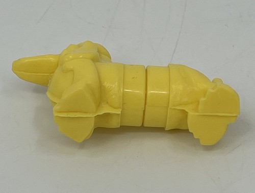 Vintage Dackel Hund Oral B 50er Jahre Zahnbürstenhalter Werbung gelb 2,5" - Bild 5 von 8