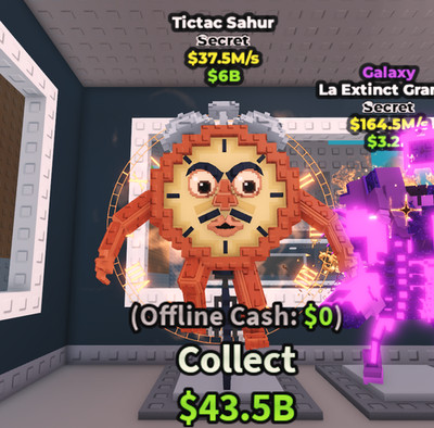 Tictac Sahur 37.5m/s Steal a brainrot Fast Delivery
