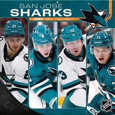 Turner Licensing,  NHL San Jose Sharks 2026 Wall Calendar, 12'' X 12'', 12-Month