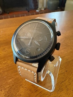Bell & Ross Vintage BR 126 Phantom Automatic Chronograph   PVD Steel, Box
