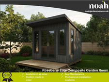 Roseberry Elite Composite  Garden Room with UPVC Door and Windows 8x8,