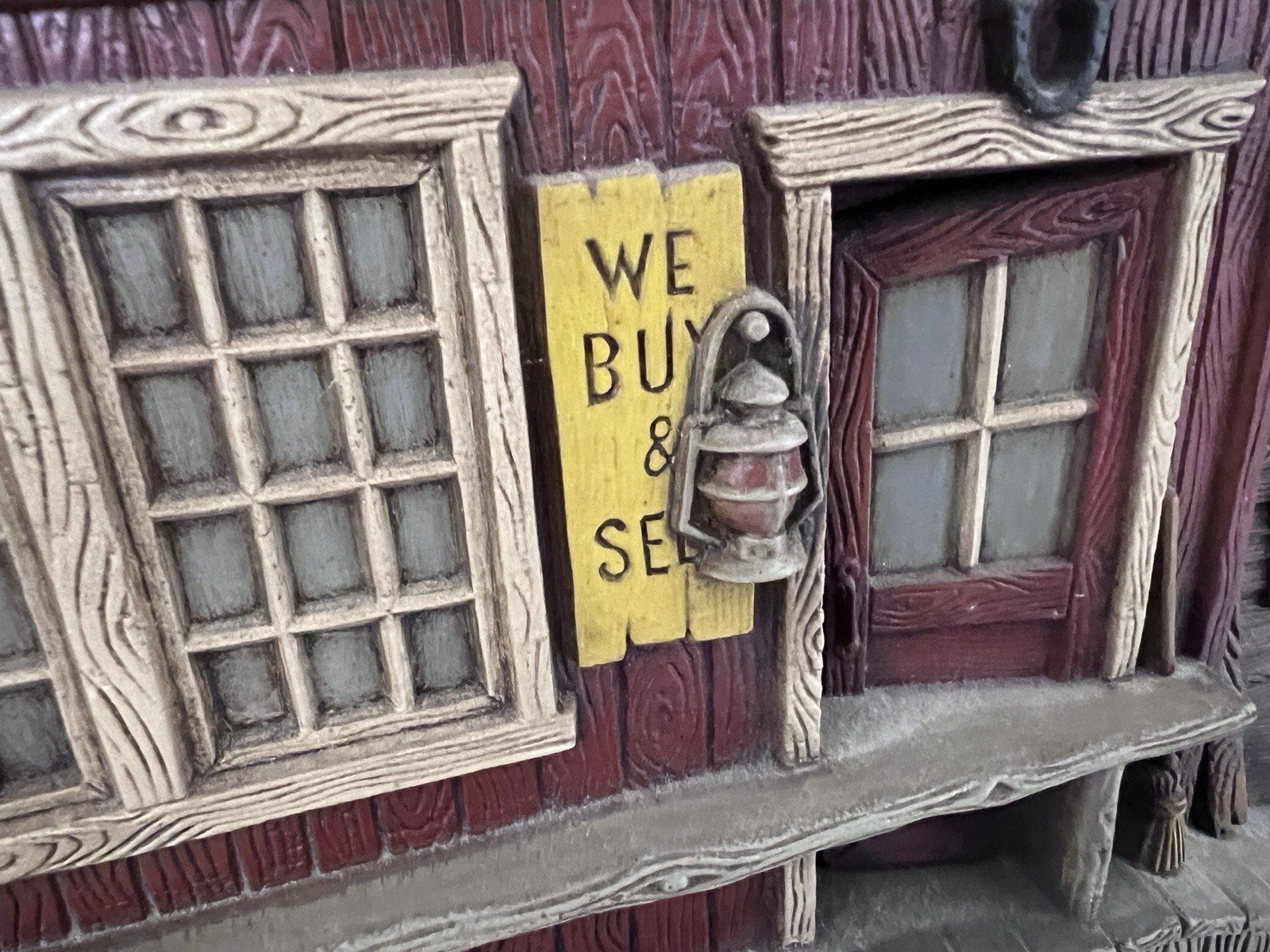 Vtg Burwood Products 1332 Western Gunsmith Cooperage Storefront Hanging Plaque