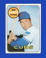 1969 Topps Set-Break #570 Ron Santo VG-VGEX (crease) *GMCARDS*