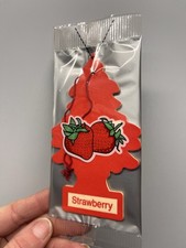 Little Trees Air Freshener Strawberry Scent Lot of 4 Car Home Office NEW