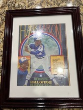 Donruss Hank Aaron Atlanta Braves Diamond Kings Hall of Fame Puzzle MLB