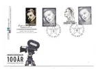 Sweden USA 2015 Ingrid Bergman Joint Issue Cover FDC Legends of Hollywood Stamps