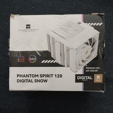 Thermalright Phantom Spirit 120 Digital SNOW White Dual Tower Air Cooler am4 am5