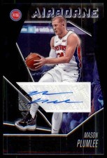 2020-21 Panini Chronicles #AIR-MPL Mason Plumlee #/99 Airborne Signatures Auto