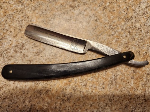 George Butler and Co Straight Razor 6/8 Trinity Works Sheffield England ...