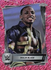 2025 Topps Chrome WWE #167 Malik Blade Pink Shimmer Refractor
