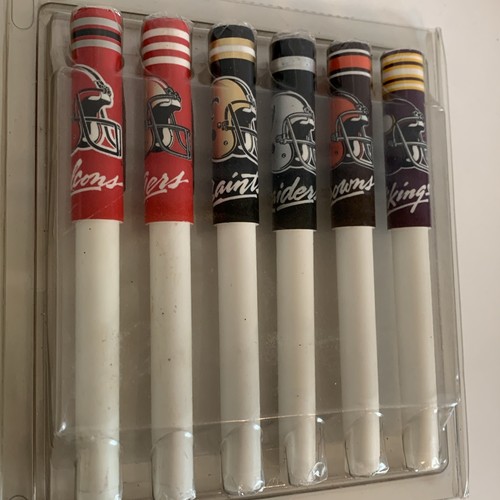 18 Vintage NFL Football 1980's Team Pens National Pen Co. Blue Ink + Bonus 1986 - Picture 3 of 11