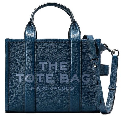 MARC JACOBS BLUE SEA THE SMALL LEATHER TOTE BAG - H009L01SP21-426