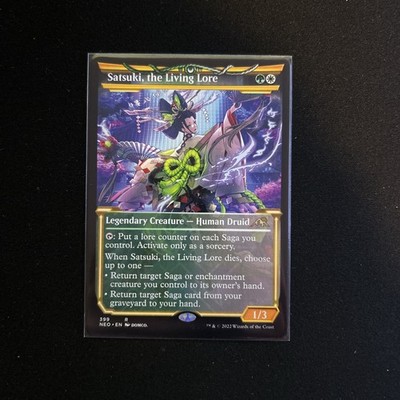 Satsuki, the Living Lore (Showcase) Normal 399 NEO Kamigawa: Neon Dynasty NM MTG