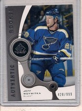 Jeff Woywitka 2005-06 SP Game Used Rookie RC #151 #ed 428/999