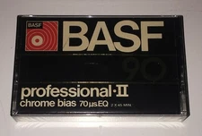 new BASF Professional II 90 min CrO2 chrome high bias Tape for Cassette deck
