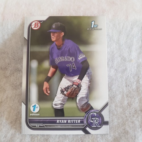 2022 Bowman Draft 1st Edition Ryan Ritter 1st Bowman Rookie Card