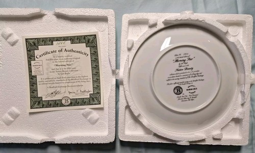 Bradford Exchange Lee Bogle 'Native Beauty ' Plate Set With Frames - Picture 5 of 19