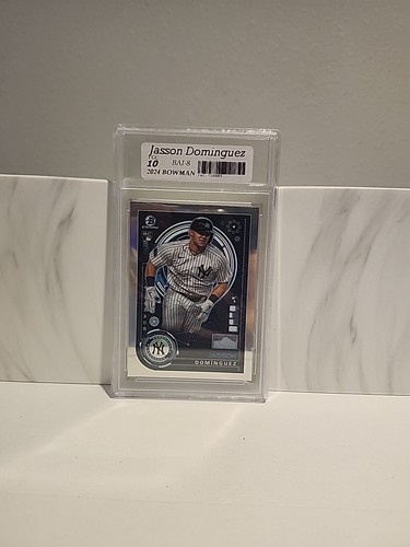 💎💎 2024 Bowman AI #BAI-8 Jasson Dominguez 💎 ROOKIE GRADED FGC10 MINT 💎💎