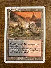 Cinder Marsh - white bordered Tempest, Anthologies? - NM