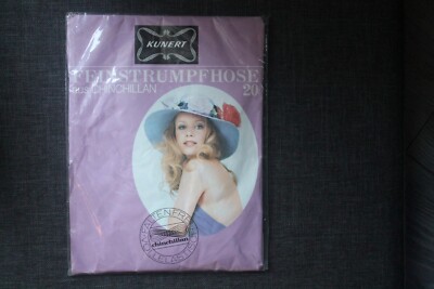 Vintage KUNERT Feinstrumpfhose 20 den Gr. 40-42 Perlmutt B-Sorte Neu OVP