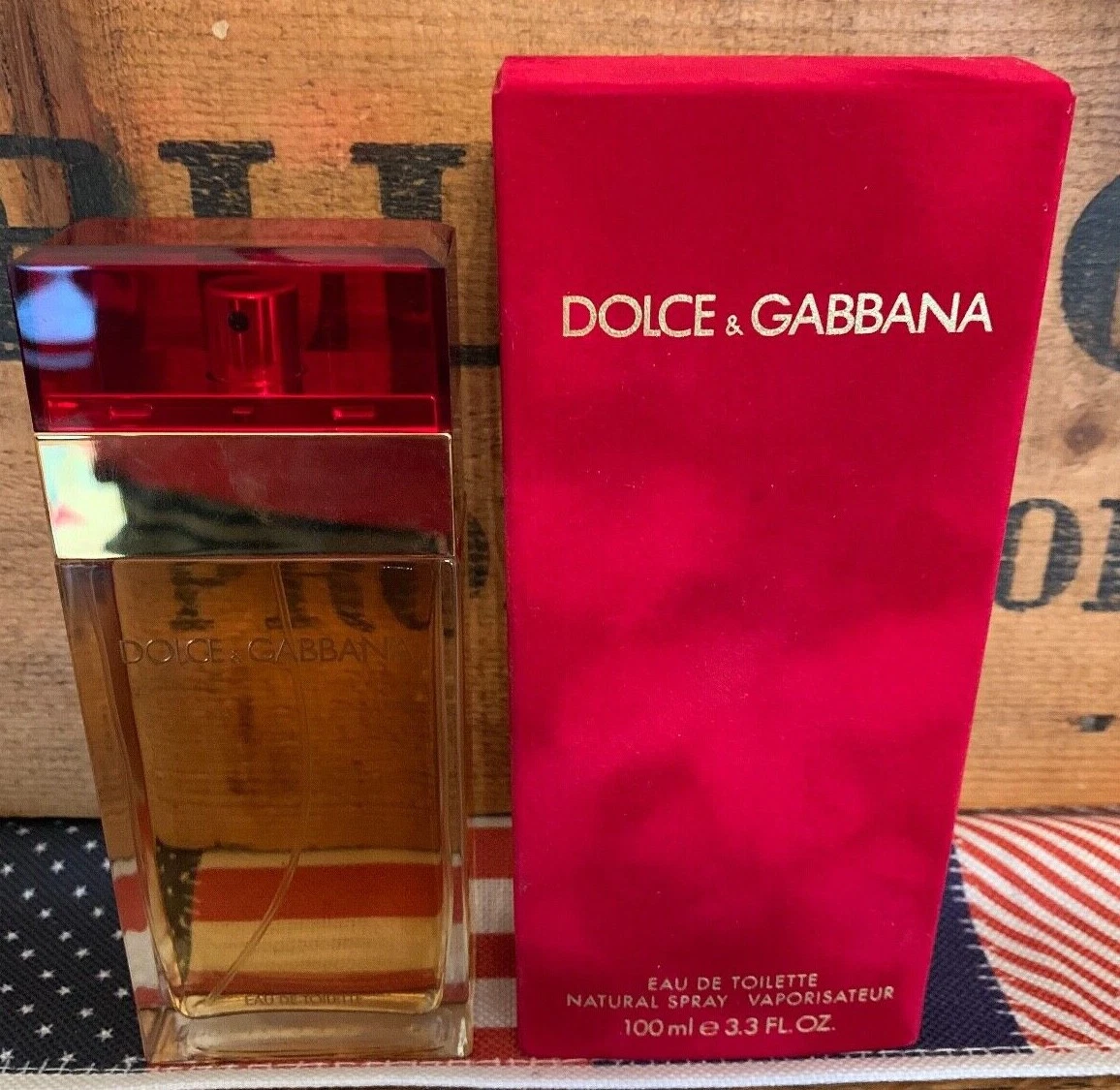 Dolce and gabbana shop original red cap perfume
